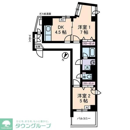 ソレイユ駒沢の物件間取画像